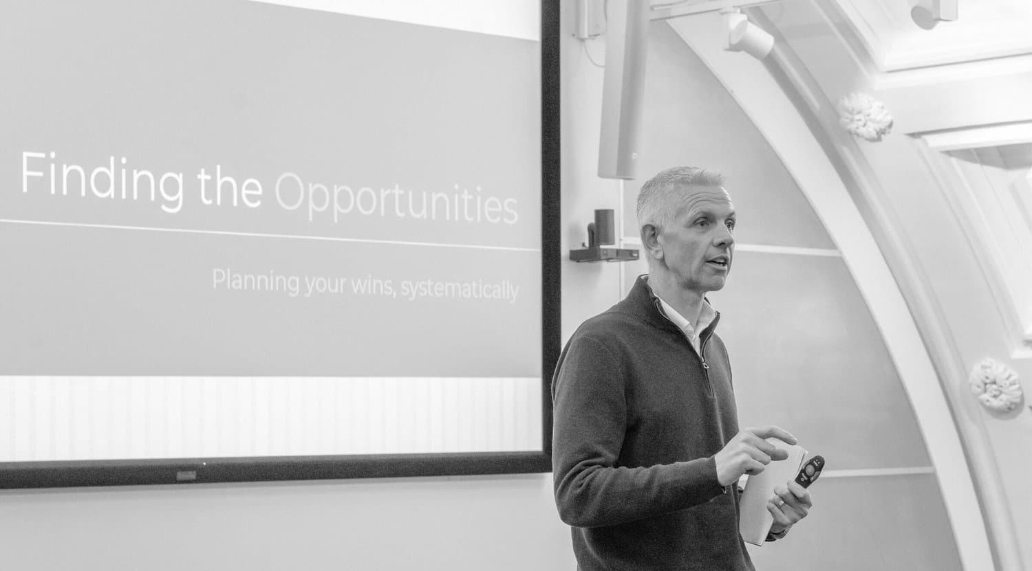 Speaking session - finding the opportunities