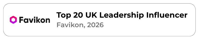 Top 20 UK Leadership Influencer - Favikon, 2026